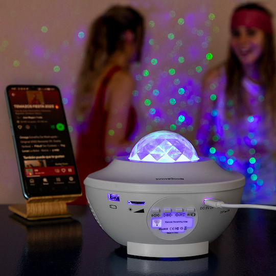 InnovaGoods Projector Διακοσμητικό Φωτιστικό LED RGB 17x17x12.5εκ.