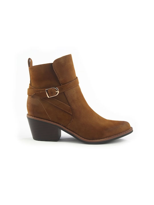 Fshoes Women's Ankle Boots Brown