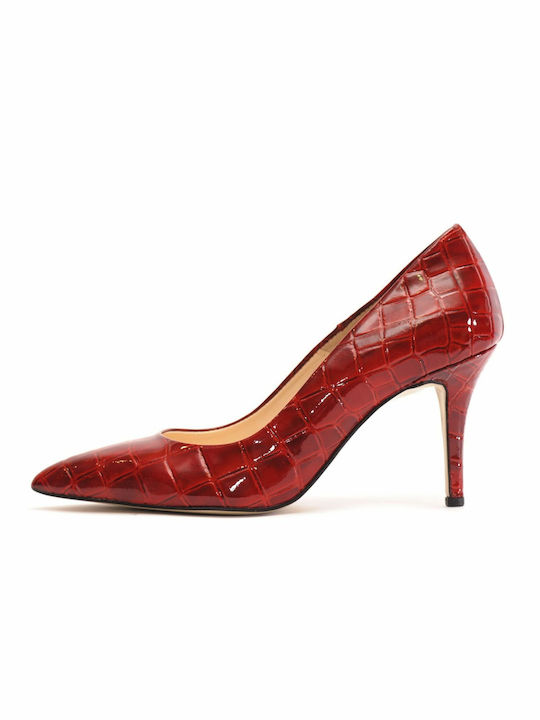 Gabriela Valeri Leather Red Heels