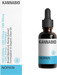 KannaBio Hemp Oil Drops with 5% CBD & 10% CBG 10ml 1pcs