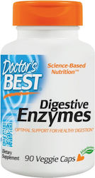 Doctor's Best Digestive Enzymes χωρίς Γλουτένη 90 κάψουλες