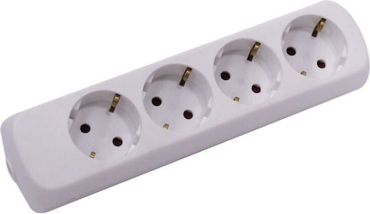 Jager Steckdosenleiste 4 Positionen ohne Kabel