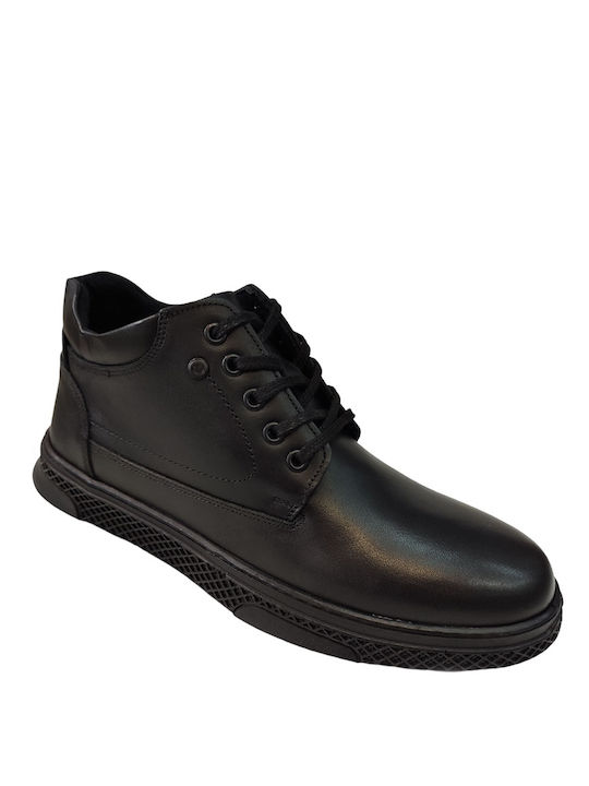 Gale Men's Leather Boots Black