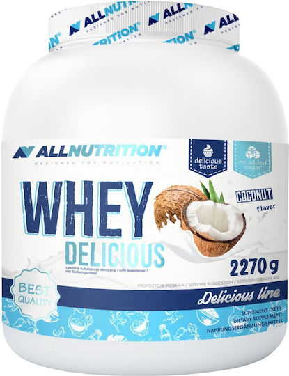 AllNutrition Whey Delicious Протеин Суроватъчен с Вкус Coconut 2.27kg