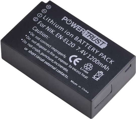 PowerTrust Kamera Batterie En-el20 F-00162 Lithium-Ionen (Li-Ion) Kompatibel mit Nikon