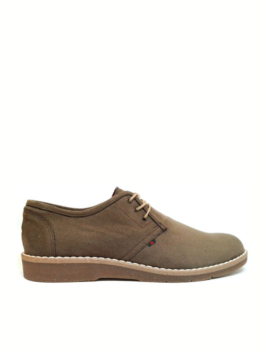 Stern Shoes Δερμάτινα Ανδρικά Casual Παπούτσια Καφέ
