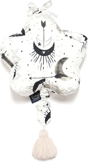 La Millou Handmade Crib Decorative Pillow Bright Luna with Music