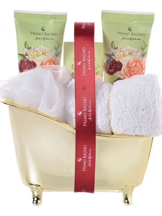 Primo Bagno Nyph Of Roses Комплект за грижа за кожата за Почистване на тялото