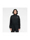 New Balance Women's Athletic Fleece Blouse Long Sleeve with Zipper Black