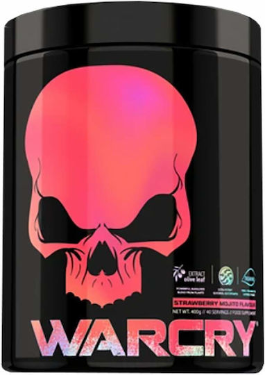 Genius Nutrition Warcry Pre-Workout Supplement 400g Erdbeere