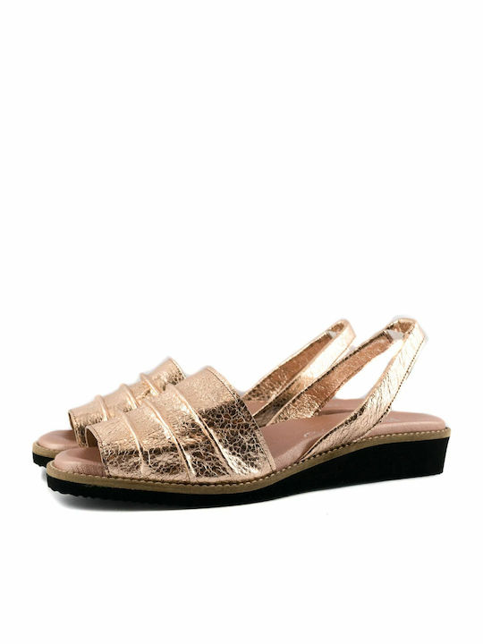 Juliet Leather Women's Sandals Gold