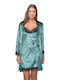 Milena by Paris Winter Women's Velvet Robe Ladi