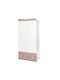 Exclusive Zwei Türen Schrank Weiß 80x57x178cm