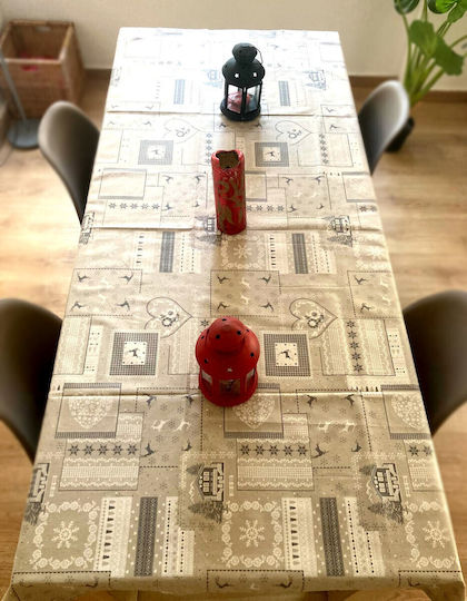 Decotelia Christmas Tablecloth L180xW140cm.