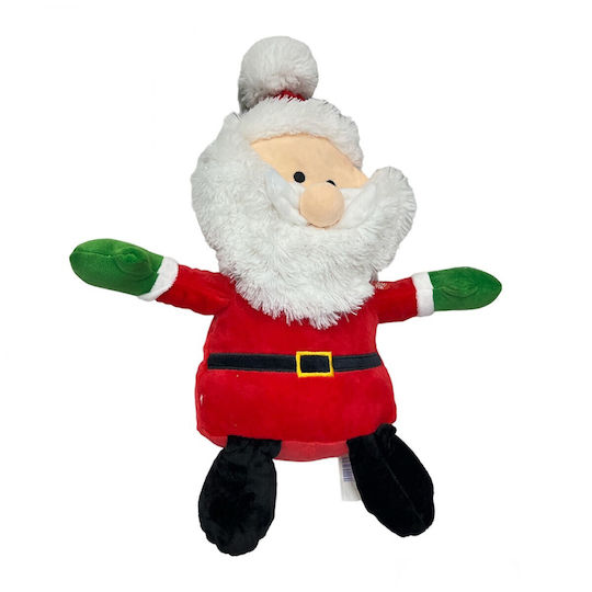 Plüsch Dekorativer Weihnachtsmann Rot
