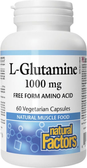 Natural Factors L-glutamine 1000мг 60 Капсули