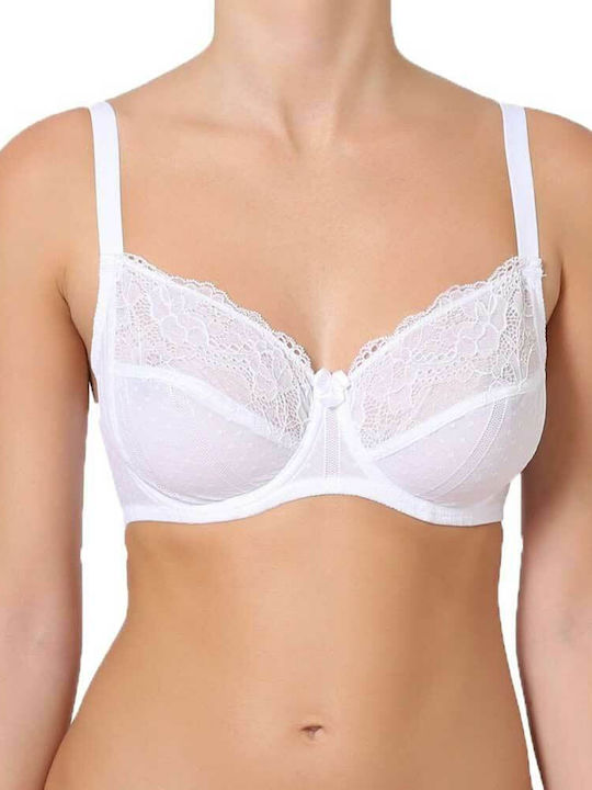 Creaciones Selene Alb Sutien fără căptușeală cu Baloane