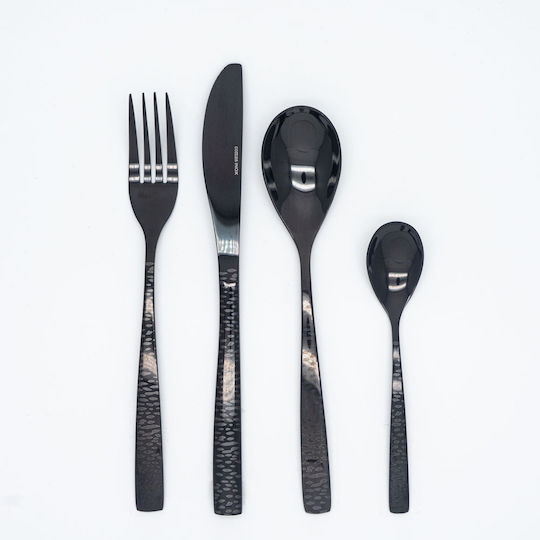 Comas Set de Tacâmuri Inoxidabil Negre 30buc
