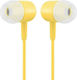 Moxom 65544 Earbuds Handsfree με Βύσμα 3.5mm Κίτρινο