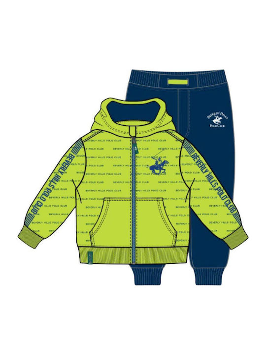 Παιδικό Σετ Φόρμας Lime green 2τμχ