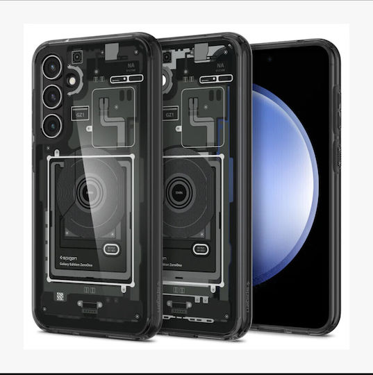 Spigen Ultra Hybrid Zero Задна корица Пластмаса Черен (Galaxy S23)
