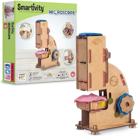 Smartivity Wooden Construction Toy Microscope for Children 8+ years old+ Years