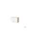 Genomax Rechteckig Loft-Schrank aus Spanplatte Solomon White 53x50cm 1211004 1Stück