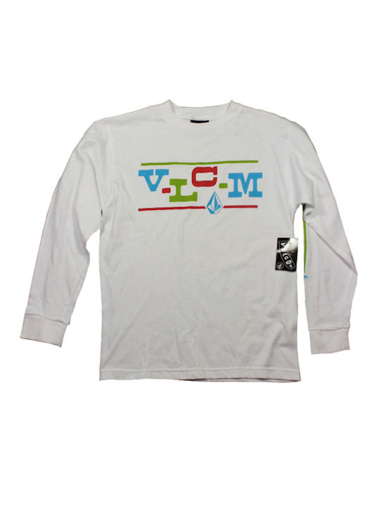 Volcom Kinderhemd Langarm Weiß