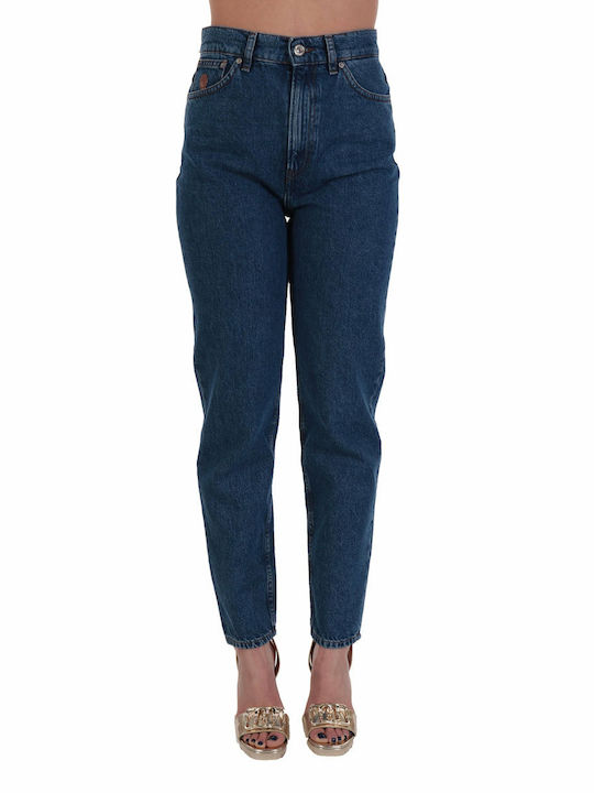 Trussardi Women's Jean Trousers in Relaxed Fit Blue