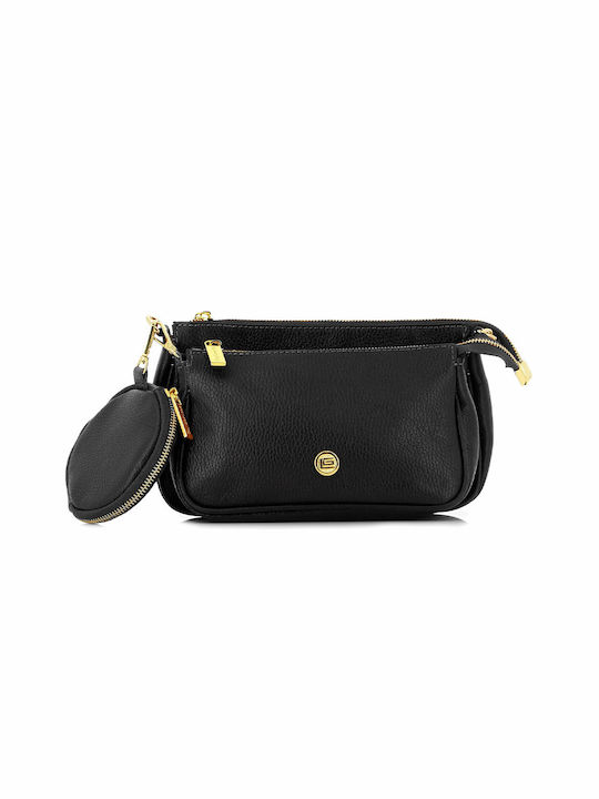 Guy Laroche Leather Women's Bag Crossbody Black