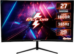 PcCom Elysium GO2780CV VA Curbat Gaming Monitor 27" FHD 1920x1080 165Hz cu Timp de Răspuns 5ms GTG