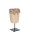 HomeMarkt Figurină Decorativă Bust Din Piatră 7x7x19cm