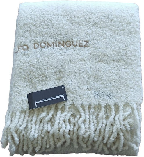 Manterol Casa Cuvertură Pentru Canapea De Fotoliu Bouclé 130x170 cm Ecru