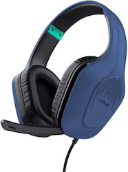 Trust GXT 415 Zirox Over Ear Casti de gaming cu conexiun 3.5mm Blue