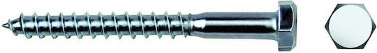 Celo Schraube Sechseck DIN 571 mit Durchmesser M8 und Länge 80mm
