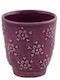 Bordallo Pinheiro Flora Cup Espresso Ceramic Purple 100ml
