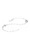 Agios Damen Armband mit Design Kreuz aus Silber mit Zirkon