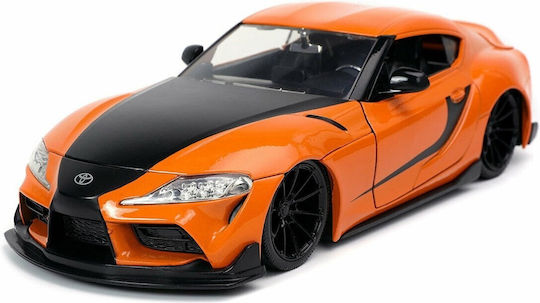 Jada Toys Toyota 's Φιγούρα Μοντελισμού Αυτοκίνητο Πορτοκαλί σε Κλίμακα 1:24