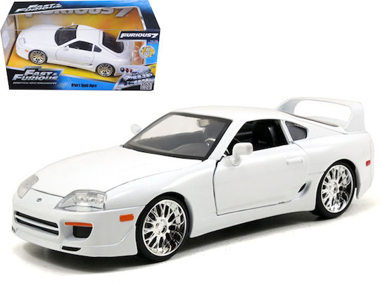 Jada Toys Toyota Brian 's Figurină de Modelism Mașină Albă la Scară 1:24