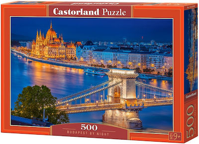 Budapest By Night Puzzle 2D 500 Bucăți