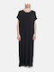 Sommer Maxi Damenkleid Schwarz