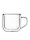 Luigi Bormioli Set de căni Espresso Glass White 2buc
