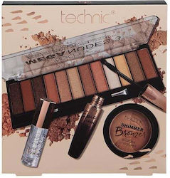 Technic Makeup Palette for the Eyes Mega Nudes Collection
