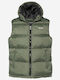 Ärmellos Jacke Sage Kaki
