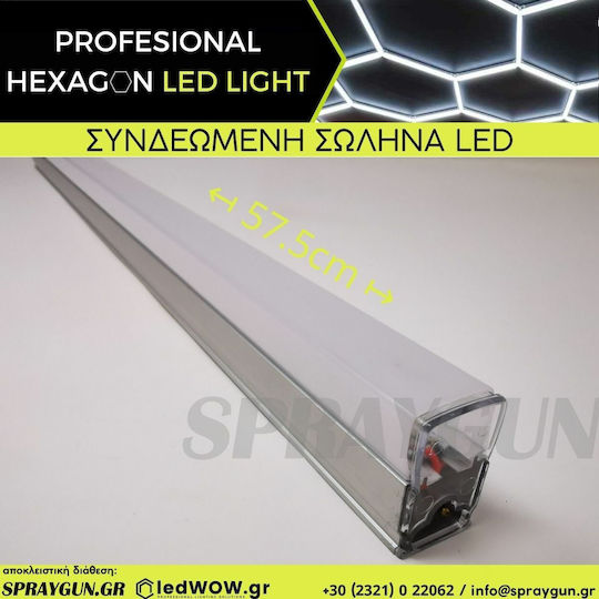 LED Γραμμικό Φωτιστικό Τοίχου 57.5εκ.