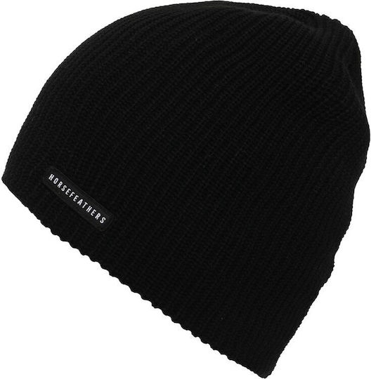 Beanie Unisex Beanie Gestrickt in Schwarz Farbe