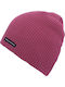 Beanie Unisex Beanie Knitted in Fuchsia color
