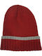 Beanie Unisex Σκούφος Πλεκτός σε Κόκκινο χρώμα