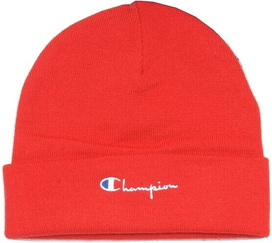 Beanie Unisex Beanie Knitted in Red color