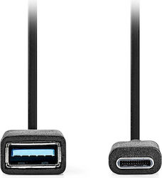 Nedis USB 3.2 USB-C Male to USB-C Female Cable 15W 0.15m Nedis USB 3.2 USB-C Male to USB-C Female Cable 15W 0.15m